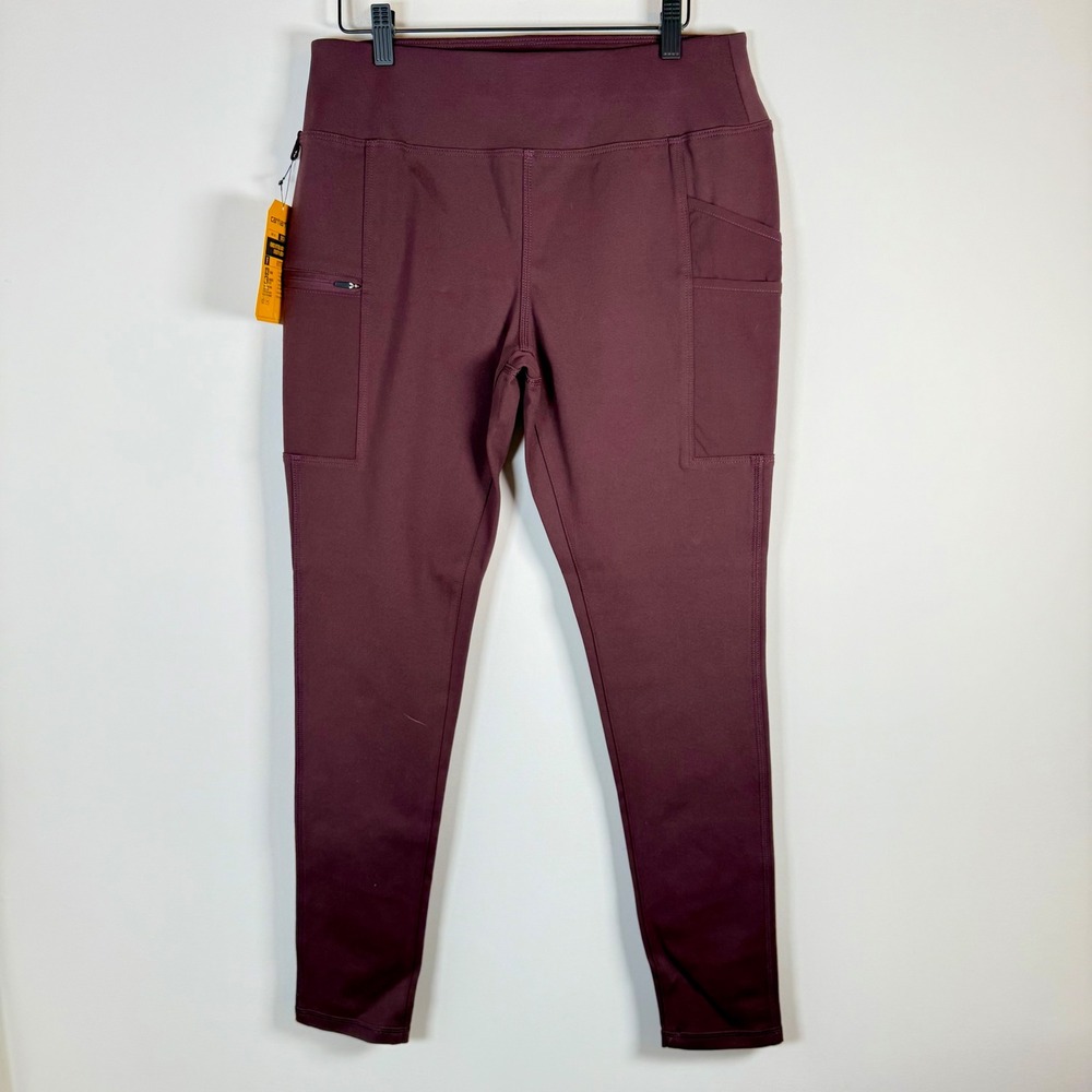 Carhartt Women's Burgundy Utility Leggings with Pockets